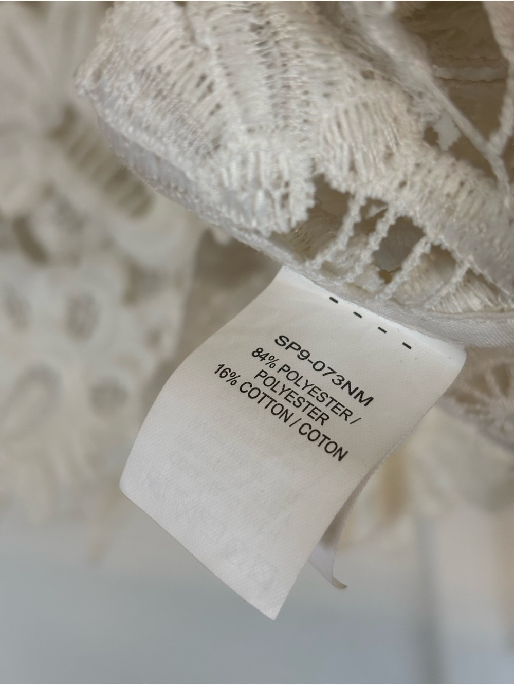 Self Portrait White Lace Collared Top Size 2 View 4